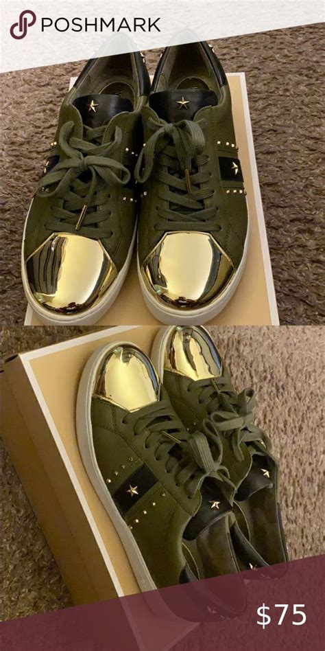 olive green michael kors shoes|michael kors shoes black.